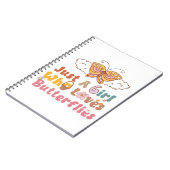 蝶が大好きな女の子 ノートブック (左側)