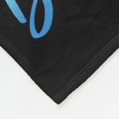 蝶が大好きな女の子 フリースブランケット (角)