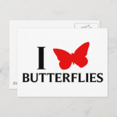 蝶が好き ポストカード (正面/裏面)