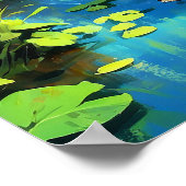 蝶が川に浮かぶ夢の象 ポスター (角)