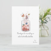 蝶が感じるバレンタインデーのフラットカード シーズンカード (スタンド正面)