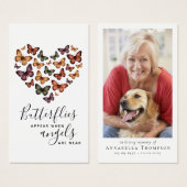 蝶が現れる天使はメモリアルカードの近くにいる (正面&裏面)