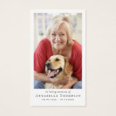 蝶が現れる天使はメモリアルカードの近くにいる (裏面)