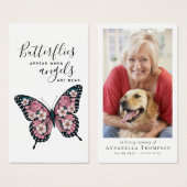 蝶が現れる天使はメモリアルカードの近くにいる (正面&裏面)