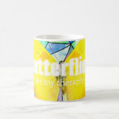 蝶が私の療やですサマー コーヒーマグカップ (中央)