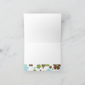 蝶こんにちはNotecard カード (内部)