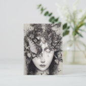 蝶でいっぱいの心のポストカード ポストカード (スタンド正面)