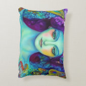 蝶で魅了された妖精の女王 アクセントクッション (裏面(縦))