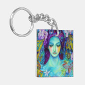 蝶で魅了された妖精の女王 キーホルダー (正面左)