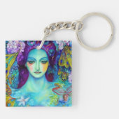 蝶で魅了された妖精の女王 キーホルダー (裏面)