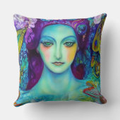 蝶で魅了された妖精の女王 クッション (裏面)