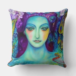 蝶で魅了された妖精の女王 クッション