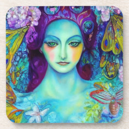 蝶で魅了された妖精の女王 コースター