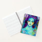 蝶で魅了された妖精の女王 ノートブック (内部)