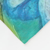 蝶で魅了された妖精の女王 フリースブランケット (角)