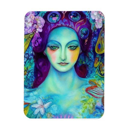 蝶で魅了された妖精の女王 マグネット (縦)