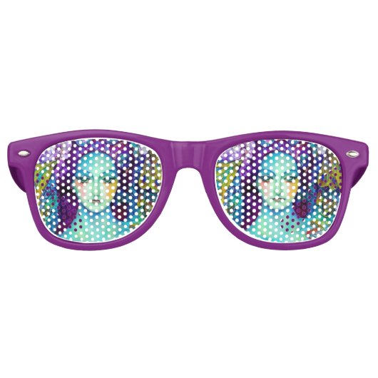 蝶で魅了された妖精の女王 レトロサングラス (正面)