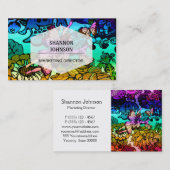 蝶との妖精のプリンセスの飛行 名刺 (正面/裏面)