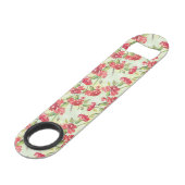 蝶との緑の赤いカーネーション スピード栓抜き (正面アングル)