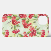 蝶との緑の赤いカーネーション Case-Mate iPhoneケース (裏面 (横))