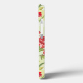 蝶との緑の赤いカーネーション Case-Mate iPhoneケース (裏面 / 左)