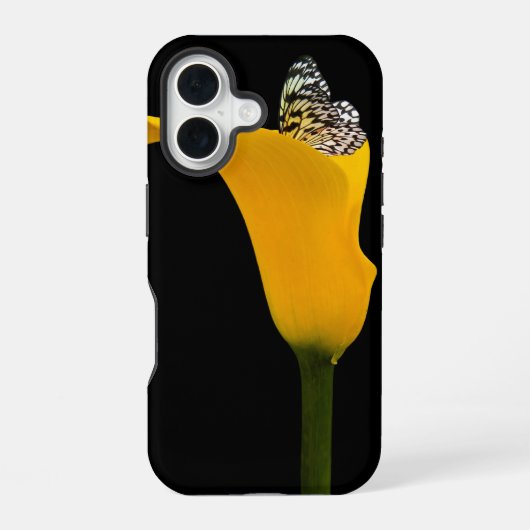 蝶とゆり iPhone 16ケース (裏面)