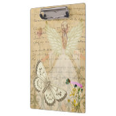 蝶とエンジェルコラージュ クリップボード (左)