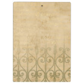 蝶とエンジェルコラージュ クリップボード (裏面)