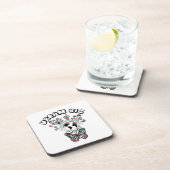 蝶とキノコの夢の大きなインスピオ前向きー コースター (右側)