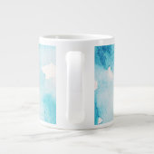 蝶とキノコの夢の大きなインスピオ前向きー ジャンボコーヒーマグカップ (裏面)