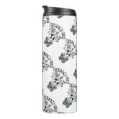 蝶とキノコの夢の大きなインスピオ前向きー タンブラー (回転右)