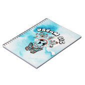 蝶とキノコの夢の大きなインスピオ前向きー ノートブック (左側)