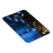 蝶とキノコを持つ魔法の妖精の森 マグネット (右側)