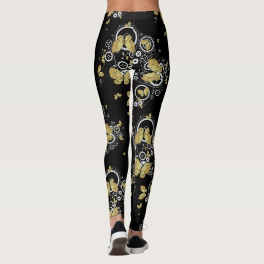蝶とギア。 レギンス (裏面)