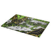 蝶とクイーンアンズレース カッティングボード (角)