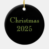 蝶とクイーンアンズレース セラミックオーナメント (裏面)