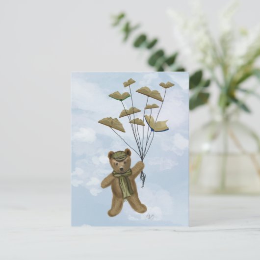 蝶とクマ3 ポストカード (スタンド正面)