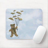 蝶とクマ3 マウスパッド (マウス)