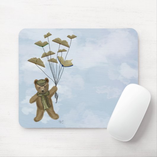 蝶とクマ3 マウスパッド (マウス)