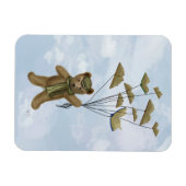 蝶とクマ3 マグネット (横)