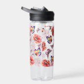 蝶とケシの花 ウォーターボトル (右面)