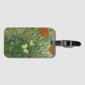 蝶とケシ | ビンセント・ヴァン・ゴッホ ラゲッジタグ (正面横)