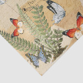 蝶とシダティッシュペーパー 薄葉紙 (詳細)
