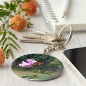 蝶とシャロンバラ キーホルダー (側面)