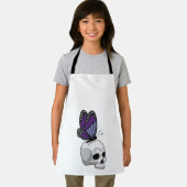 蝶とスカル エプロン (インサイチュ)