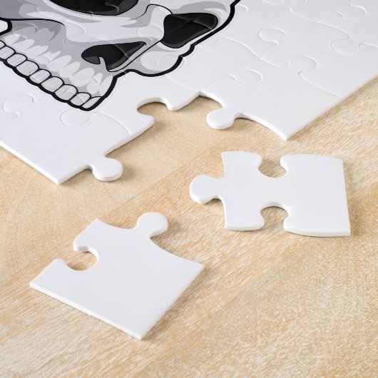 蝶とスカル ジグソーパズル (側面)