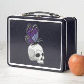 蝶とスカル メタルランチボックス (インサイチュ)