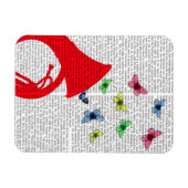 蝶とチューバ マグネット (横)