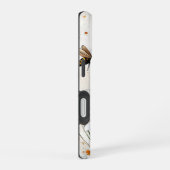 蝶とデイジー – コテージコーレフォンケース iPhone 16ケース (右側面)