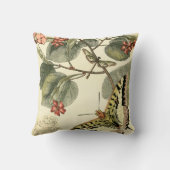 蝶とトンボと赤い花 クッション (裏面)